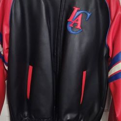 Los Angeles Clipper Faux Leather Jacket