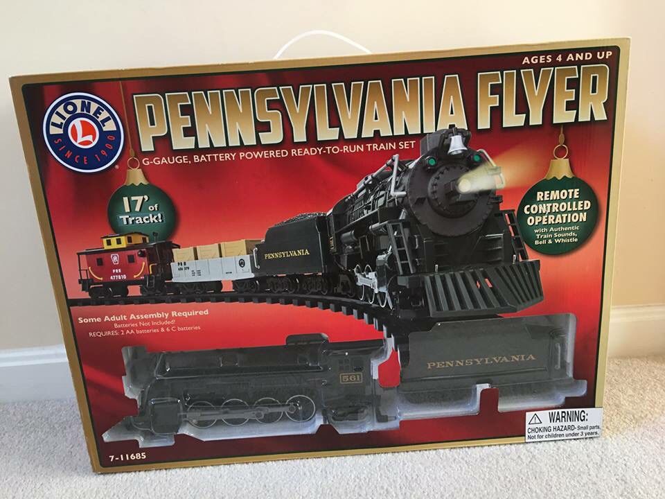 Lionel Pennsylvania Flyer Train Set - G Gauge with Remote Control (New in Box)