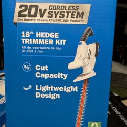 18 Inch Trimmer Kit Hart 20v With Battery And Fast Charger NEW. $60 NUEVO CONPLETO CON  BAGERIA Y CARGADOR RAPIDO $60 AREA 77015