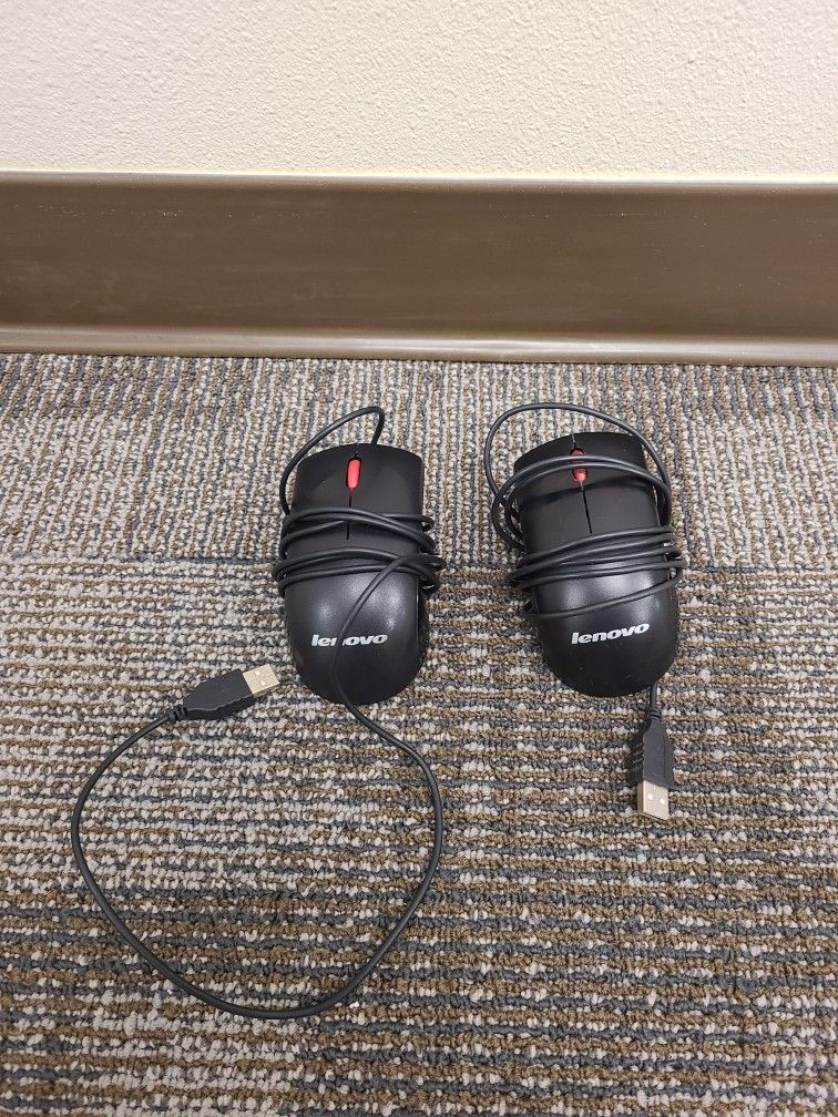 Computer Mouses and Keyboards (Lenovo & Dell) for Sale