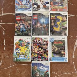 WII Video games $125.00 CASH, FOR ALL. NOT SOLD SEPARATELY.