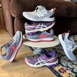 3 Barely Used Women’s 6.5 Tennis Shoes