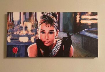 Audrey Hepburn Canvas Painting