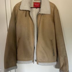 GUESS SHERPA COAT JACKET