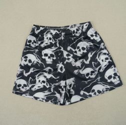 Bravest Studios Skull Mesh Shorts