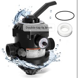 New 262506 1-1/2-Inch 6-Way Clamp Style Valve Compatible with Pentair Pool and Spa Sand Filter Replacement# 262504,261130 Filter Valve