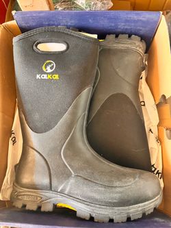 Works boot waterproof NO steel toe botas  de trabajo