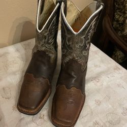 Espoloncito De ORO Granger Wenster Cowboy Boots Genuine Leather Size 1 For Kids