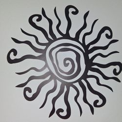 Spiral Sun Wall Art