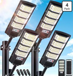 Yusist 4 Pack Solar Street Lights