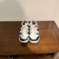 Nike Dunk Low Tartan Plaid Last Christmas Tree Decoration Emily In Paris .the leprechaun size10.5