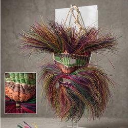 Beautiful woven Mexican mask