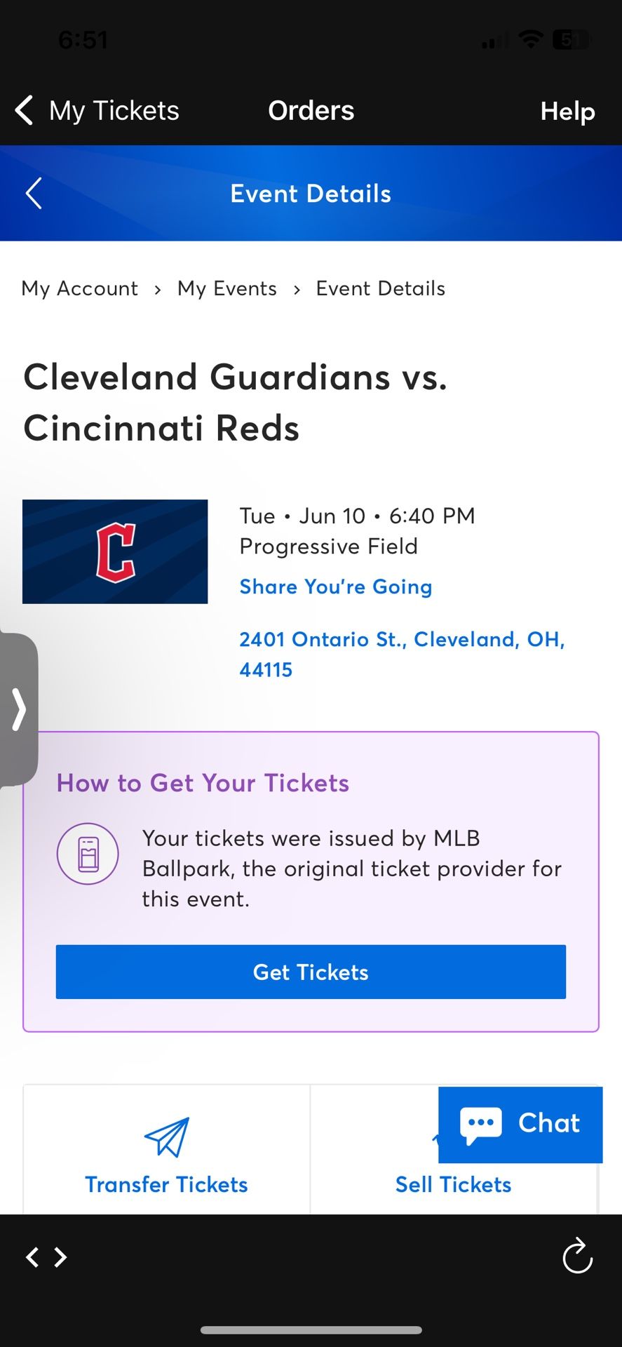 Reds Tickets