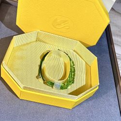 NIB Swarovski Green Crystal Bracelet 