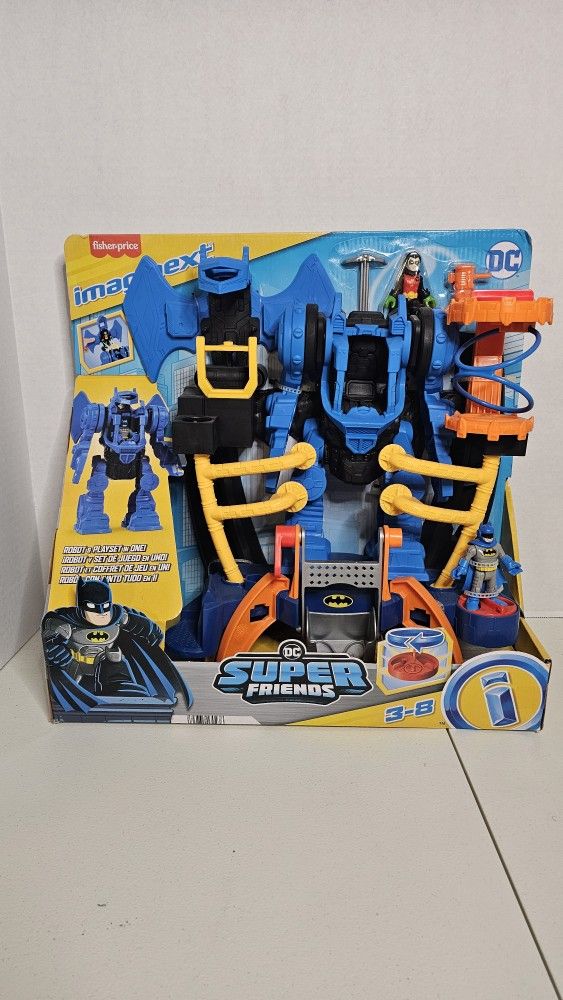 Fisher Price Imaginext DC Super Friends BatMan Robo Command Center 