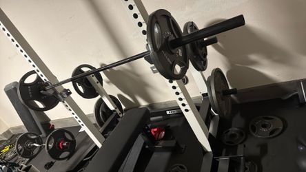 45lb and 25 lb plates.