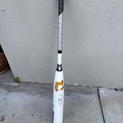 New DeMarini CF USSSA Youth Baseball Bat 32/24 2 Piece Composite White/Gold