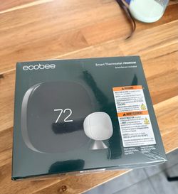ecobee Smart Thermostat Premium - WiFi, Siri & Alexa Built-In, Smart Sensor