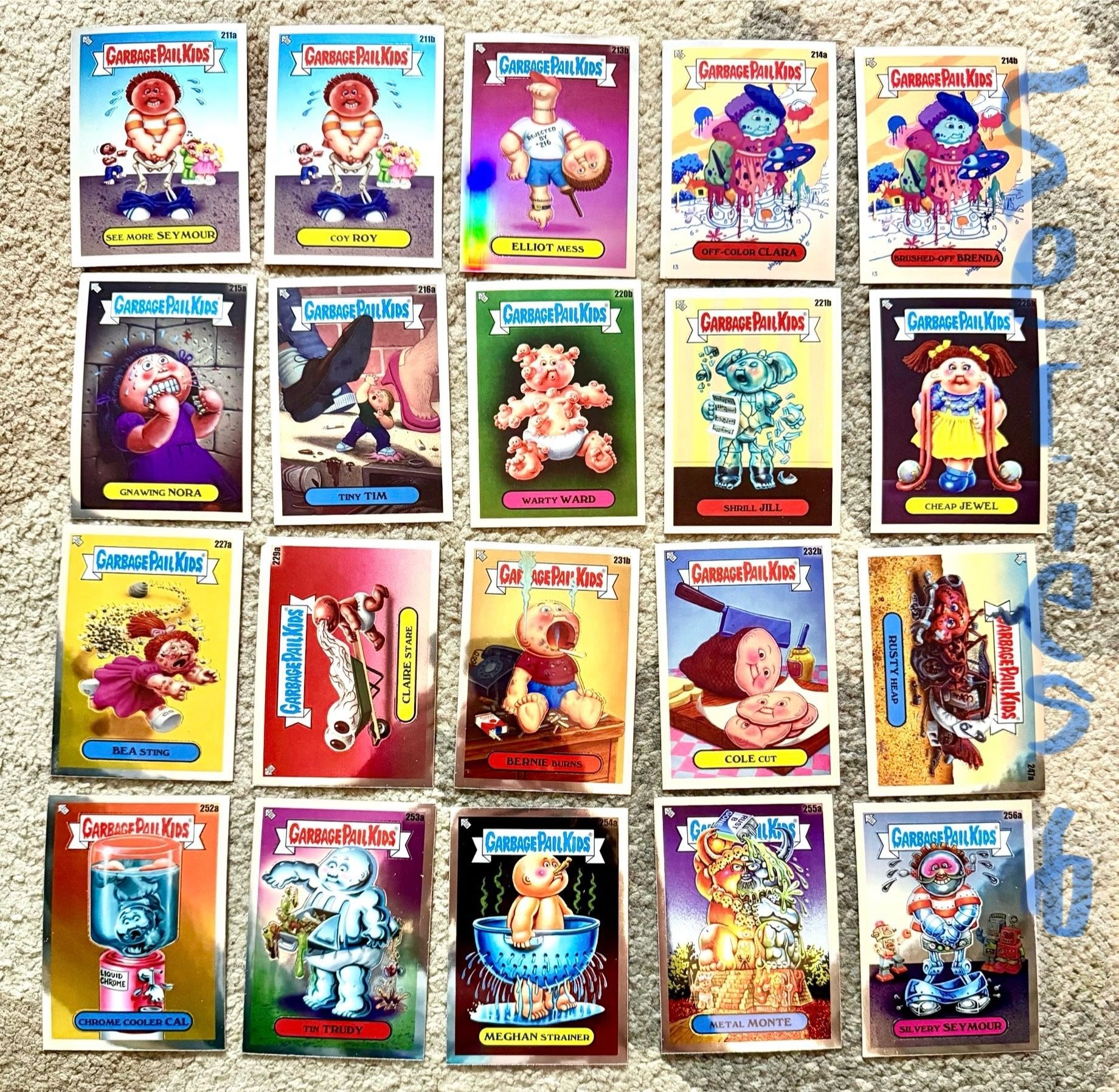 Garbage Pail Kids Chrome Series 6 & 7