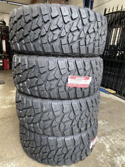 4 New 37x13.50R22 Landspider Wildtraxx M/T Tires