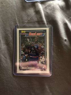 1991-92 Magic Johnson all star card