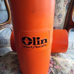 2 Vintage OLIN Emergency Marine Signal Kit Carrying Cases