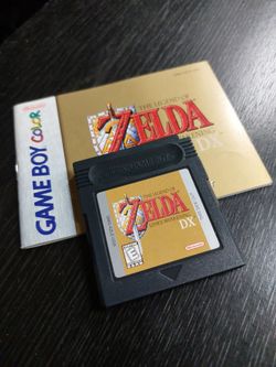 Nintendo Gameboy color Zelda DX game