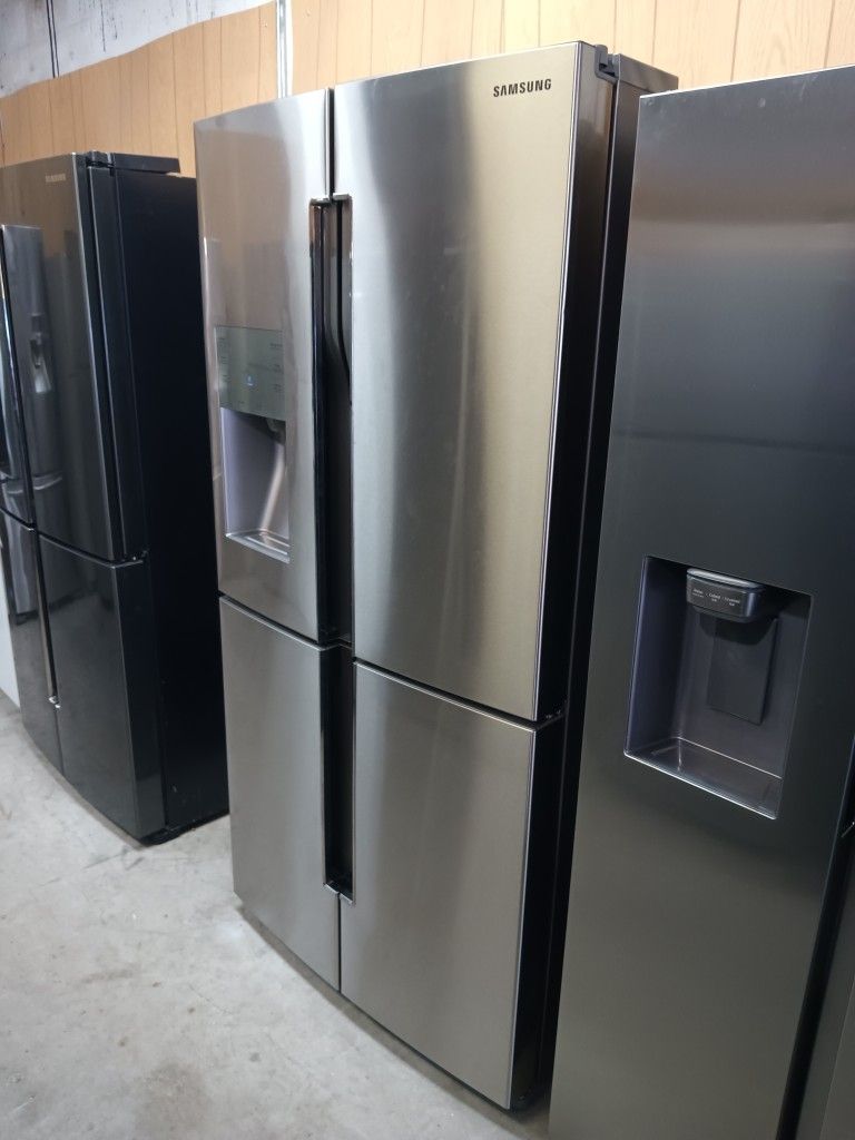 Samsung Refrigerator Stainless Steel Everything Works Good 6️⃣0️⃣ Days Warranty 🚨