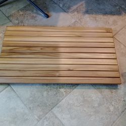 Teak Wood Slatted Mat