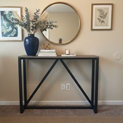 All Wood Entry Table
