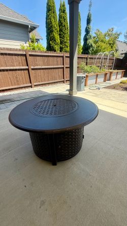 Propane fire pit table 42 inch round