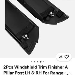 New! 2Pcs Windshield Trim Finisher A Pillar Post LH & RH For Range Rover L322 03-12