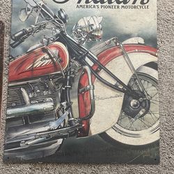 Motorcycle Paintings On Metal 
