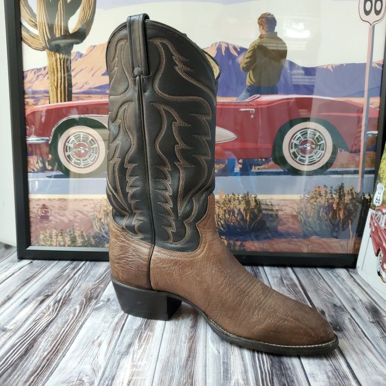 Tommy Lama Style 6173 Men's 9 D Western Cowboy Dress  Boots Shrunken Shoulder  Jordan 