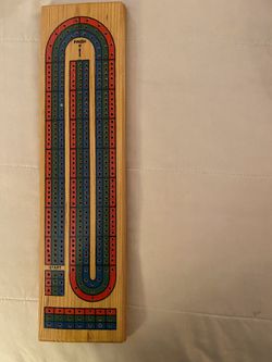 Vintage Cribbage Board 3 Track