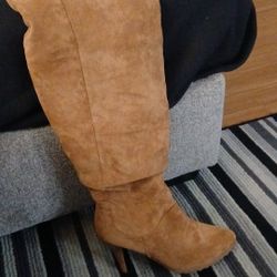 Knee High Suede  Boots