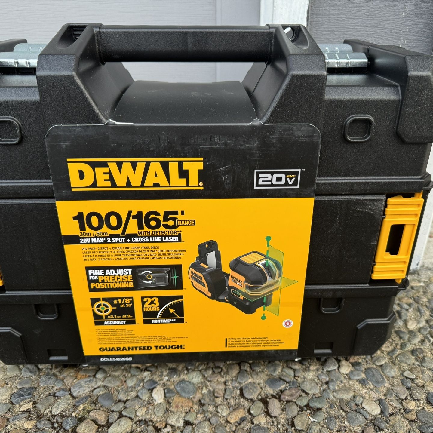 Brand New - DEWALT 20V/12V MAX Laser Level, 2 Spot Laser and Brand New - DEWALT 20V/12V MAX Laser Level, 2 Spot Laser and