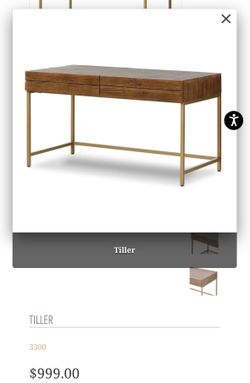 Tiller desk by Four Hands