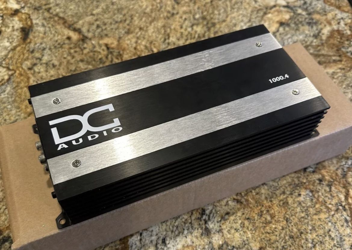 DC AUDIO CS-1000X4 4-CHANNEL 1000W RMS COMPONENT SPEAKERS TWEETERS AMPLIFIER NEW