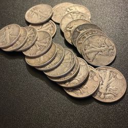 Walking Liberty Silver Half Dollars
