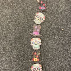Sugar skull door hanger 