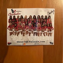 Texans Cheerleader Poster