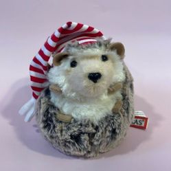 2015 Douglas Cuddle Toys Animal Stuffed Toy Hedgehog Night Cap Excellent Condit… 