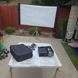 Dell Movie Projector With Screen