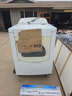 White Gas Dryer