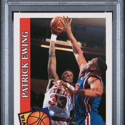 1992 HOOPS #484 PATRICK EWING PSA 9 | 7-Time ALL-NBA | POP 2, 8 HIGHER 