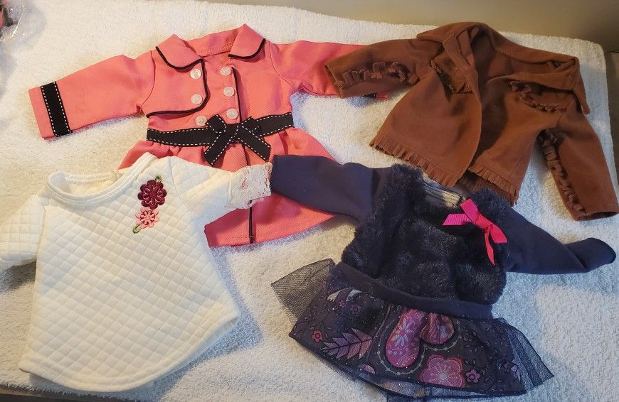 American Girl Doll Clothes And Shoe Lot 18"