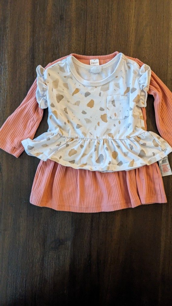 12 Month Baby Girl Dress And Shirt 