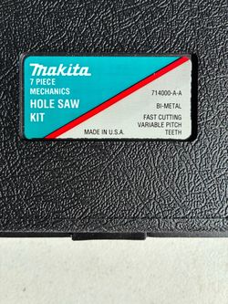 Makita 7-Piece Bi-Metal Hole Saw Kit