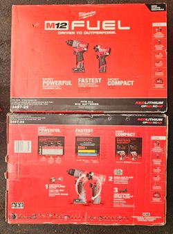 Milwaukee
M12 FUEL 12-Volt Lithium-Ion Brushless Cordless Hammer Drill and Impact Driver Combo Kit w/2 Batteries and Bag (2-Tool)